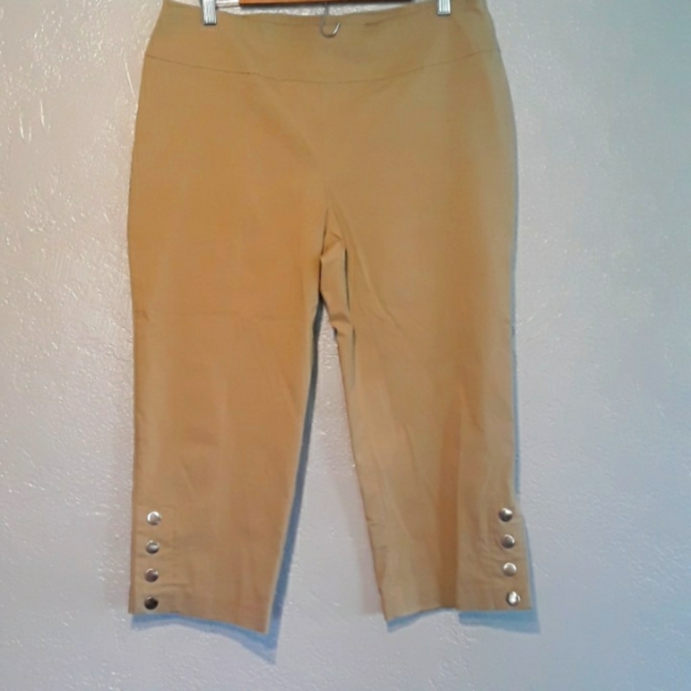 Zack and Rachel rayon crop pants stretch size 14 no